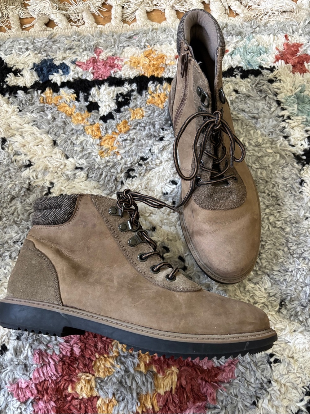 Clarks leather boots womens 7.5